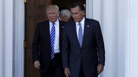 Donald Trump a Mitt Romney