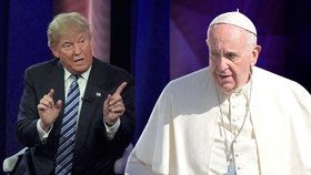 Trump se pohádal s papežem.