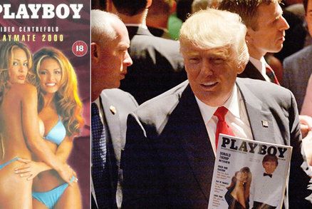 Trump vyhlásil boj pornu: Sám přitom zazářil v lechtivém snímku od Playboye