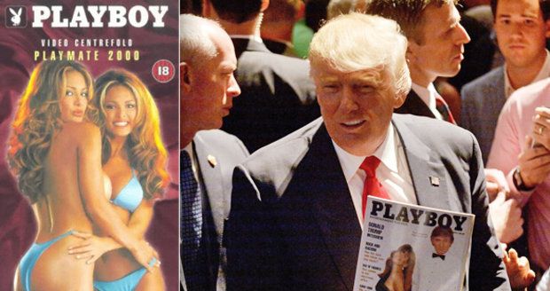 Trump vyhlásil boj pornu: Sám přitom zazářil v lechtivém snímku od Playboye