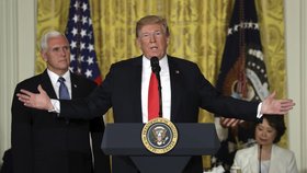 Prezident USA Trump hostil setkání poradního orgánu National Space Council