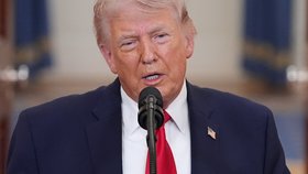 Prezident USA Donald Trump přednesl projev národu (2.4.2026).
