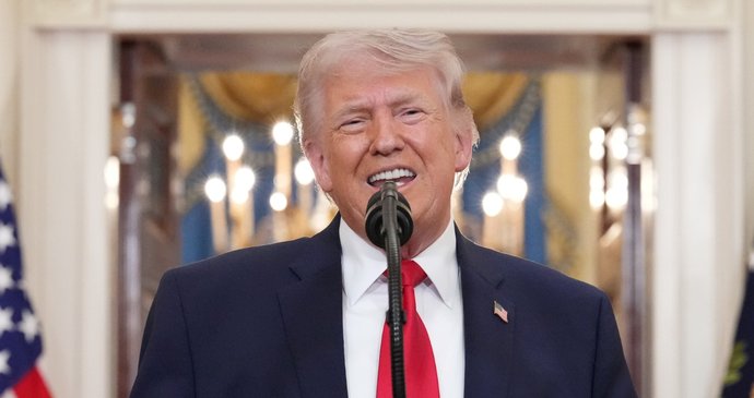Prezident USA Donald Trump přednesl projev národu (2.4.2026).