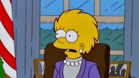 Lisa se nápadně podobá Hillary Clintonové.