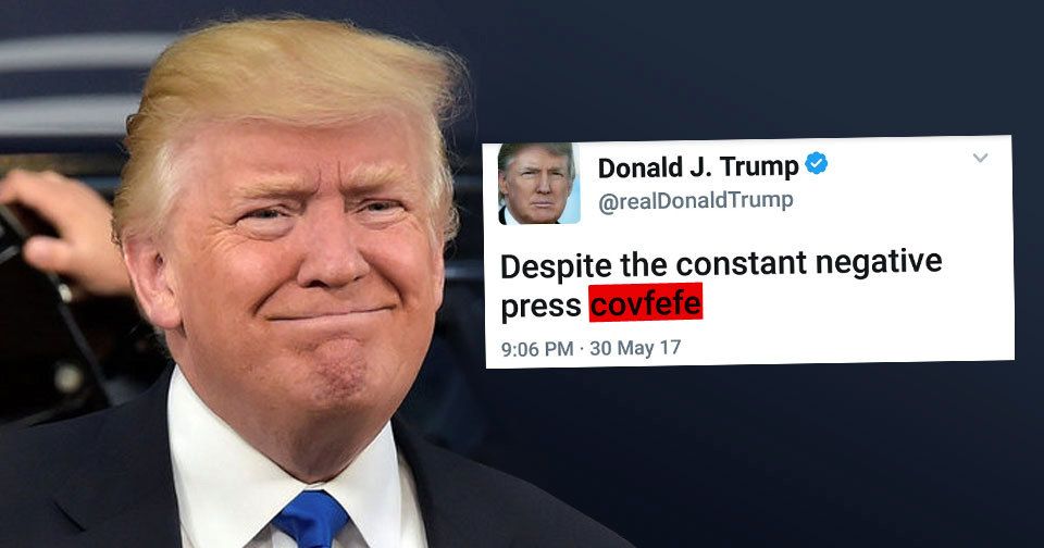 Trump použil na Twitteru záhadné slovo, u něhož nikdo neví, co znamená.