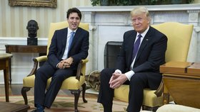 Donald Trump jednal s kanadským premiérem Justinem Trudeauem.