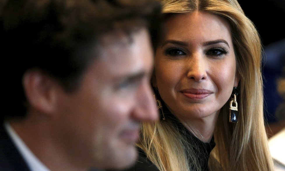 Trumpovo jednání s kanadským premiérem Trudeauem: Hned vedle něj usedla prezidentova dcera Ivanka Trumpová