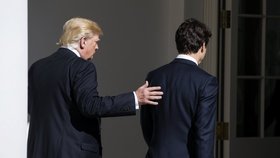 Donald Trump jednal s kanadským premiérem Justinem Trudeauem.