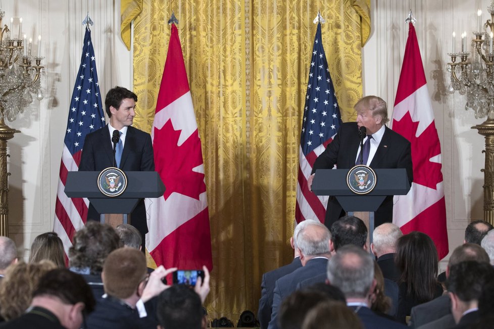 Donald Trump jednal s kanadským premiérem Justinem Trudeauem.