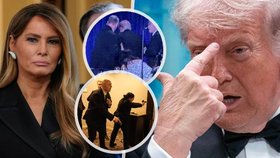 Střelba na galavečeru v USA: Donald Trump a první dáma Melania (duben 2026)