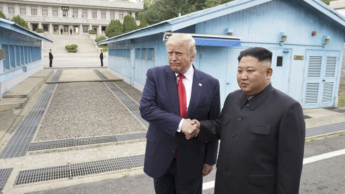 Donald Trump a Kim Čong-un