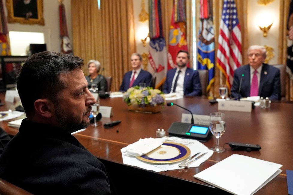 Prezident Trump přivítal Zelenského v Bílém domě (17.10.2025)