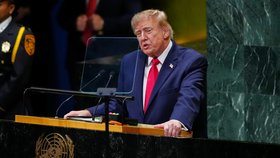 Donald Trump na 81. Valném shromáždění OSN (22. 9. 2026).