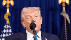 Tisková konference Donalda Trumpa o úderu na Venezuelu (3.1.2026)