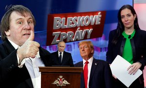 Putin zabavuje evropské firmy. Trumpova kandidatura v ohrožení. A Depardieu opět v Praze
