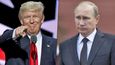 Donald Trump projevil sympatie k prezidentovi Ruska Vladimiru Putinovi