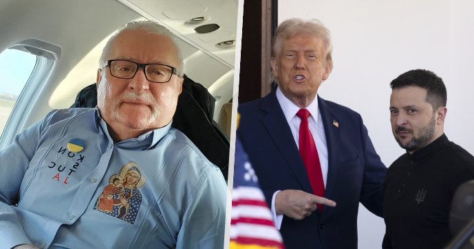 Lech Walesa a další polští disidenti jsou pohoršeni jednáním Donalda Trumpa s Volodymyrem Zelenským.
