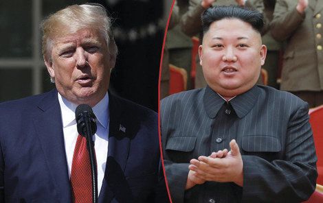 Donald Trump a Kim Čong-un.