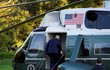 Trump nastupuje do vrtulníku