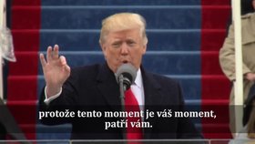 První prezidentský projev Donalda Trumpa: S českými titulky