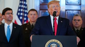 Trump: Při íránském útoku nepřišel o život žádný Američan, ve hře je uvalení nových sankcí 