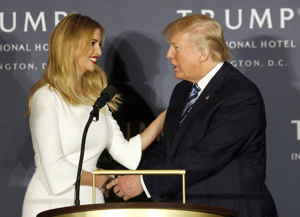 Donald Trump a Ivanka Trump.