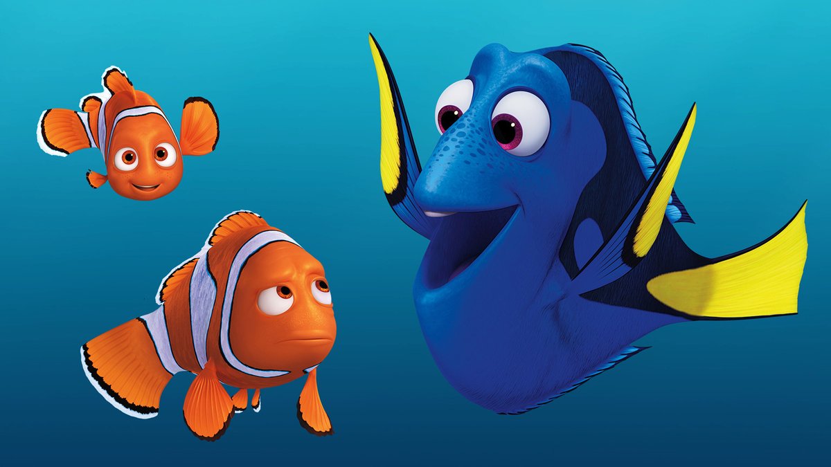 Rybička Dory ze slavného filmu Hledá se Nemo