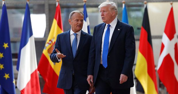 Trump jednal s šéfem Evropské rady: Na Rusku jsme se neshodli