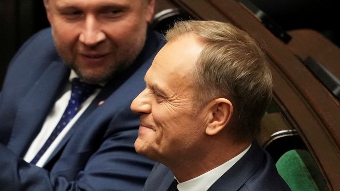 Lídr polské opozice Donald Tusk