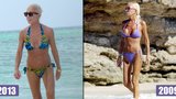 Donatella Versace v plavkách: Už nestraší jako kostra z domu hrůzy