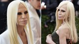 Copak je to za zrůdičku? Návrhářka Donatella Versace je znetvořená plastikami