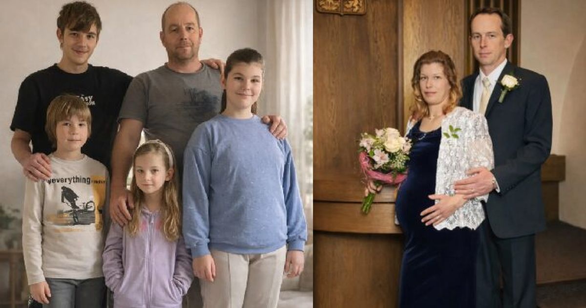 Tomás se quedó solo con 4 hijos: Jarka (†44) los puso a dormir y murió