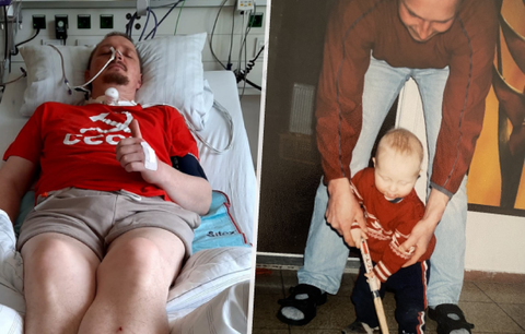 Hokejista Milan (41) prodělal masivní krvácení do mozku: Milující otec chce opět normálně žít
