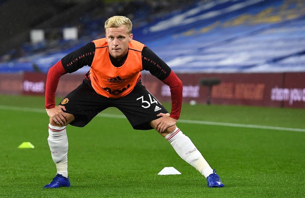 Donny van de Beek v Manchesteru United zatím příliš nehraje