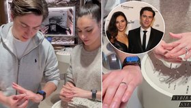Martin Donutil s přítelkyní Sárou Affašovou už vybírají snubní prstýnky.