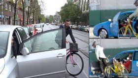 Zabiják cyklistů „dooring“ na vlastní kůži: Co dělat, aby se vám vyhnul?