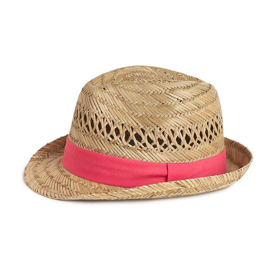 Slaměný klobouk s ržovou stuhou, 399,- Kč, Lindex