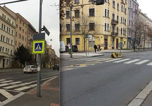 Část Korunovační ulice na Letné se zúží, testovací období potrvá čtyři měsíce.