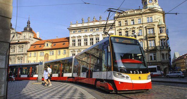 Tramvaje jezdily začátkem roku jako o prázdninách