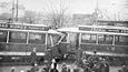 Srážka tramvají na Novém Světě byla jednou z prvních vážnějších nehod pražské MHD.