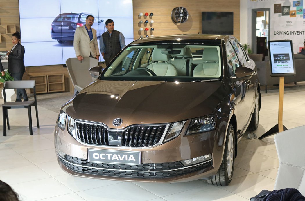 Showroom Škoda v Novém Dillí