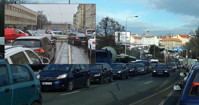 Praha se potýká se spoustou míst, kde se v dopravní špičce tvoří kvůli uzavírkám kolony.