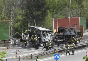 Dopravní nehoda na Pražském okruhu