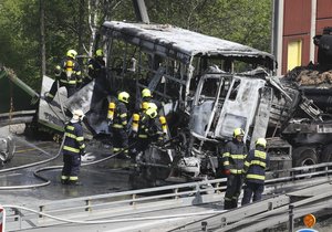 Dopravní nehoda na Pražském okruhu