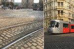 Po dobu více než jednoho měsíce se bude opravovat tramvajová trať na křižovatce Strossmayerova náměstí v Praze 7.