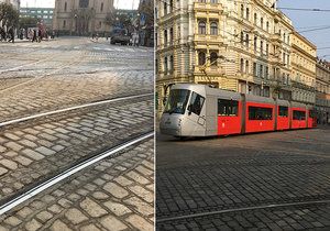 Po dobu více než jednoho měsíce se bude opravovat tramvajová trať na křižovatce Strossmayerova náměstí v Praze 7.