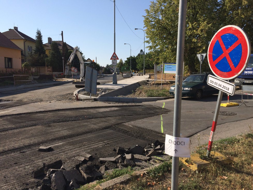 Rekonstrukce Libušské ulice vstupuje do druhé fáze, práce začaly i na poslední části dopravního tahu v Písnici.