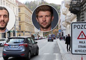 Na okraj kolapsu dostali včera metropoli dva muži - radní pro dopravu David Skála (Praha 1 sobě) z Prahy 1 a Adam Scheinherr (32, Praha sobě).