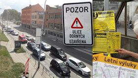 Brno je v těchto dnech rozkopané na mnoha místech. Obchvat by městu jedině ulevil.