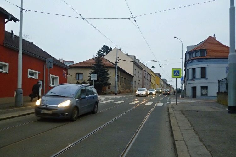 Trojská ulice v Praze.